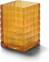 Hollowick 1533AJ Optic Block Lamp, 2-5/8"W x 3-3/4"H, Amber