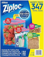 Ziploc Variety Total Bags, 347 Pack