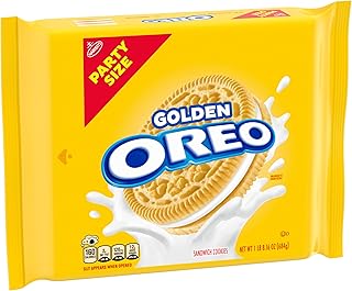 Oreo Golden Sandwich Cookies, Party Size, 1 LB 8.16 oz