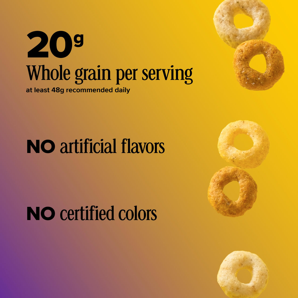 Cheerios Multigrain / 1 Ounce (Pack of 96) / 1 Cold Cereal