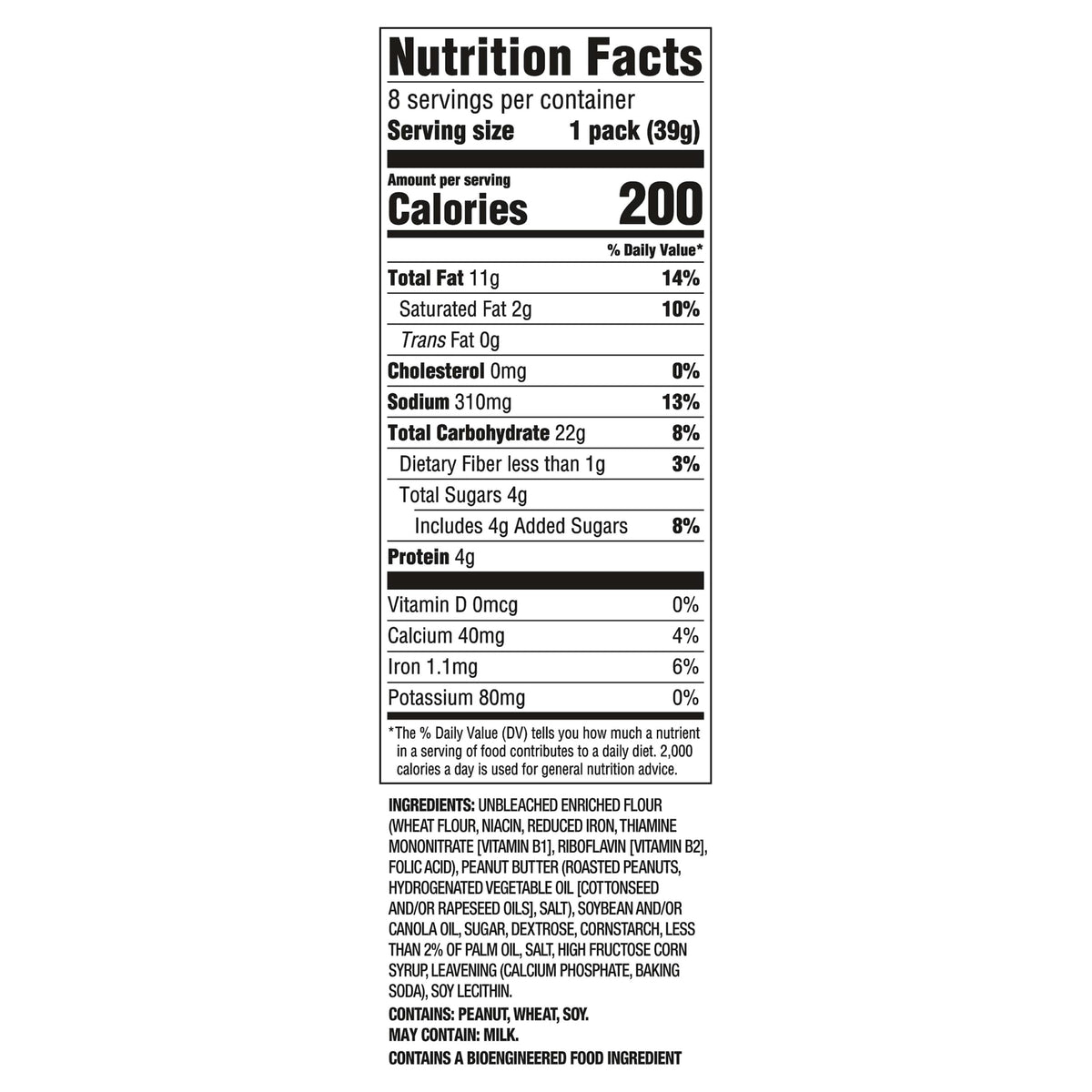 Ritz Peanut butter / 11 Ounce (Pack of 6) / 1 Sandwich