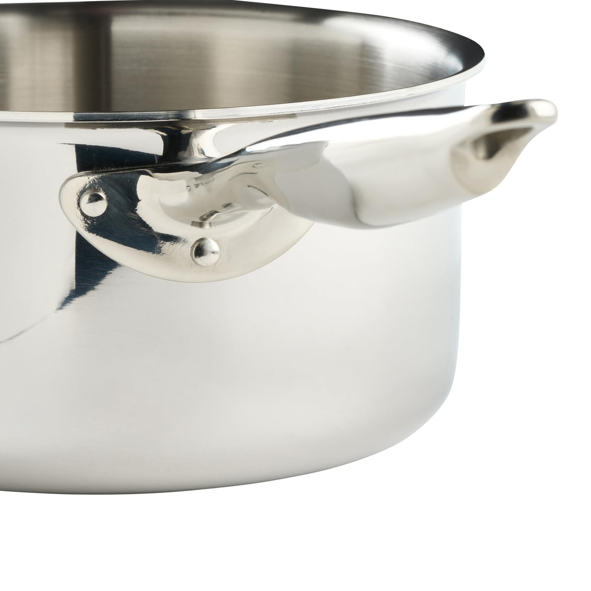 Tri-Ply Sauce Pan by Winco – 3.5 Quarts, 3.31 liters, Stainless Steel, Silver, Model TGAP-4