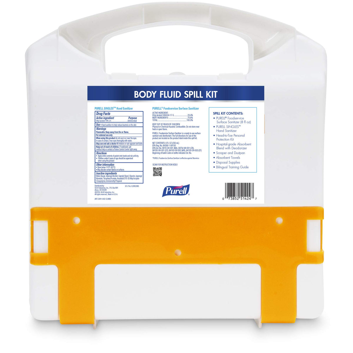 Body Fluid Spill Kit by Purell – 2 Count (Pack of 1), Multi, Model 3841-08-CLMS