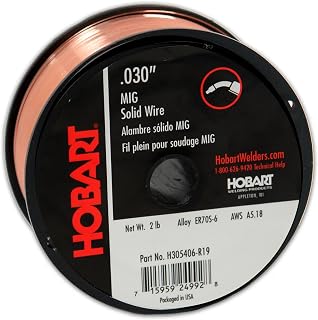 Hobart H305406-R19 2-Pound ER70S-6 Carbon-Steel Solid Welding Wire, 0.030-Inch