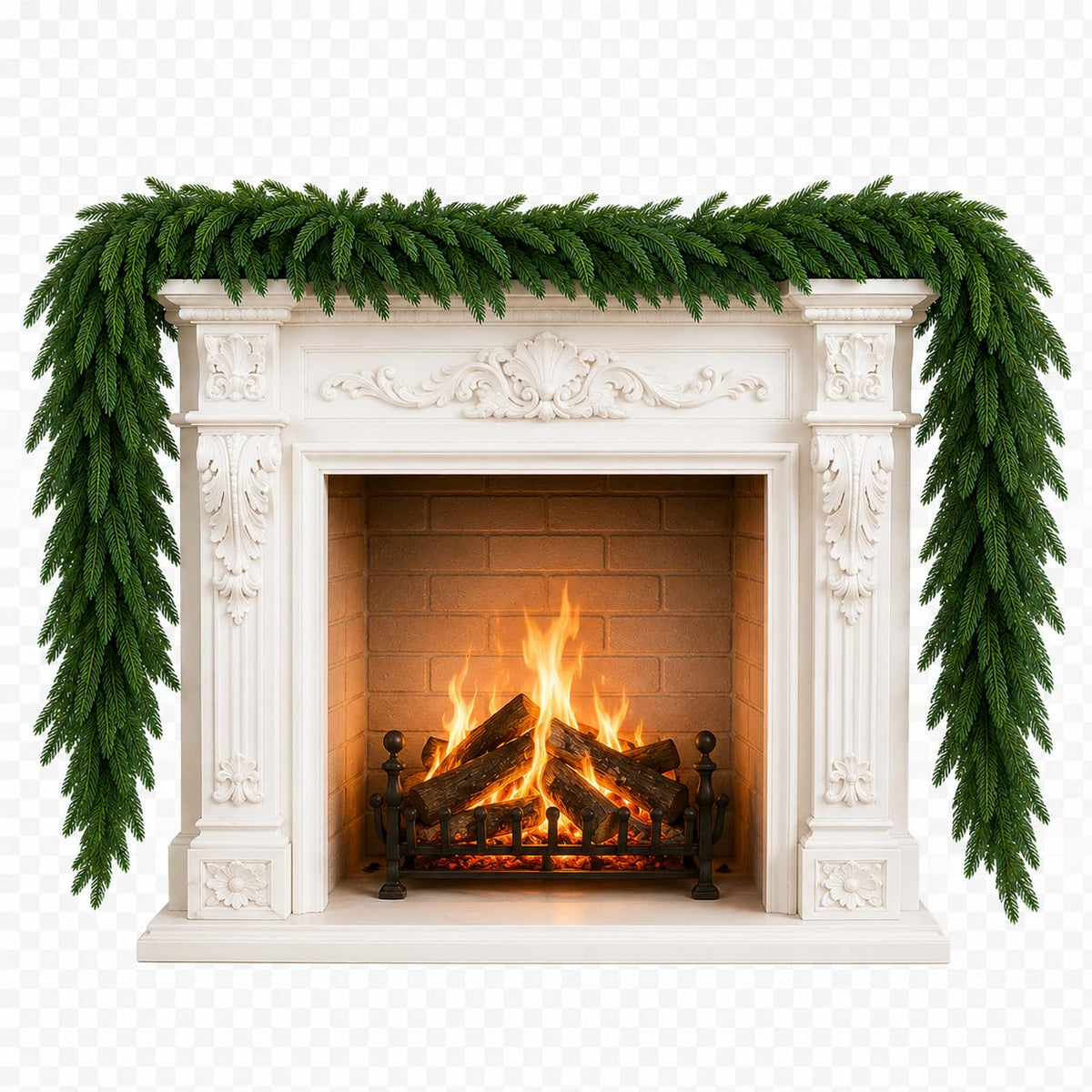 6FT Norfolk Pine Garland by Generic – Polyethylene (PE), Green, Model ese1231
