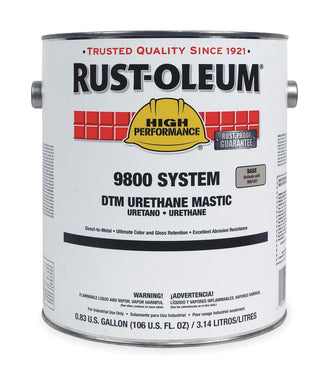 9800 White GLOSS 1 GALLON by Rust-Oleum – 1 Count (Pack of 1), Blend, White, Model 9892419