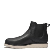 Men's Redwood Edge Essential Chelsea Boot by Timberland – 12, Leather, Black Full Grain