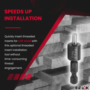 E-Z LOK 500-3 / Black / 1 Externally Threaded Inserts