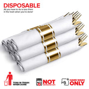Stock Your Home 25 Count / Gold / Formal Spoons