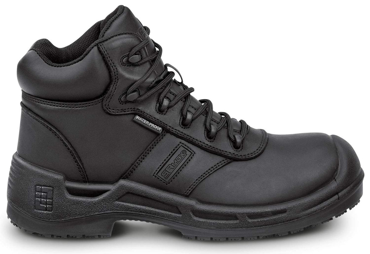 Mens 6 Black MaxTRAX Soft Toe Waterproof SRO Boot 10.0 M by SR Max – 10, Leather, Black, Model Cascade