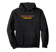 Winston County High School Swimming Pullover Hoodie by Winston County Yellow Jackets – Polyester, Black, Model CK3D146H57W