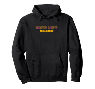 Winston County High School Swimming Pullover Hoodie by Winston County Yellow Jackets – Polyester, Black, Model CK3D146H57W