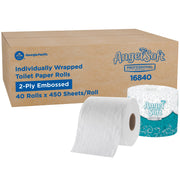 Georgia-Pacific 450 Count (Pack of 40) / Angel Soft / White Toilet Paper