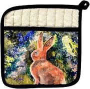 Betsydrake PT1174 Cottontail Rabbit Pot Holder
