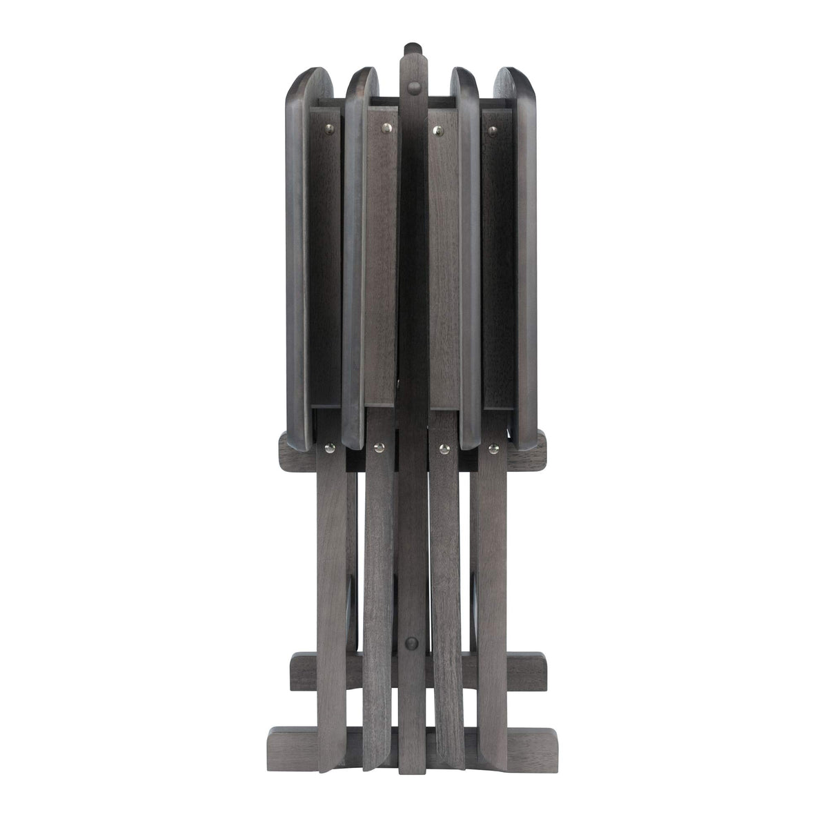 Winsome Oyster Gray (Brown Base) / unspecified / Transitional Nesting Tables