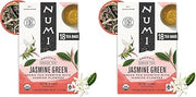 Numi Tea Jasmine Green Tea - Medium Caffeine - 18 Bags (Pack of 2)