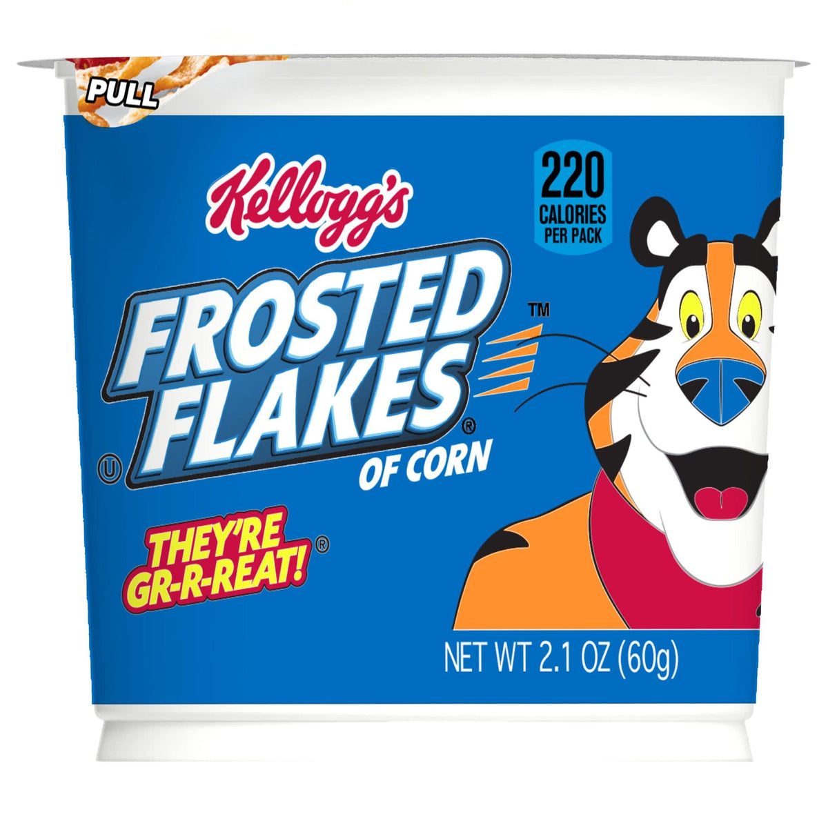 Frosted Flakes Original / 2.1 Ounce (Pack of 60) / 60 Breakfast Foods