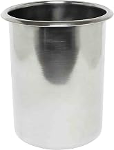 Thunder Group SLBM002 Bain Marie Pot, 2 Quart, Polished Exterior and Satin Interior, Stainless Steel, Pack of 6