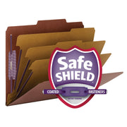 SMEAD Red / 1 / Letter Top Tab Classification Folders