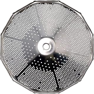 PADERNO World Cuisine Sieve for 5-Quart Tin Food Mill with 1/16-Inch Perforations