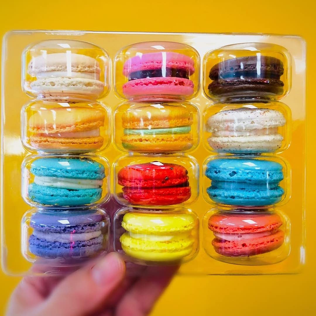 Surprise me 12 Pack | Assorted French Macaron by Macaron Centrale – 12 Count (Pack of 1)