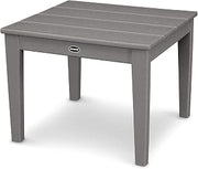 Polywood Newport Side Table, Slate Grey