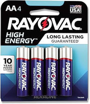 Spectrum/Rayovac 815-4K Alkaline Batteries, AA, 4-Pk. - Quantity 12