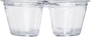 DART PF35C2CP Grab and Go Kit Combo with Two Compartment Insert (Case of 500 Kits), Clear, 12 oz