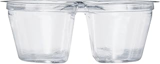 DART PF35C2CP Grab and Go Kit Combo with Two Compartment Insert (Case of 500 Kits), Clear, 12 oz