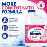 Low Splash Bleach by Generic – 81 Fl Oz (Pack of 1), Model RHM-meadow-81oz