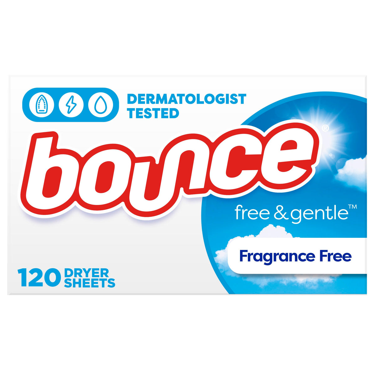 Free & Gentle Dryer Sheets by Bounce – 120 Count (Pack of 1), Model thomaswi