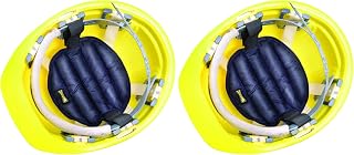 OccuNomix Blue MiraCool Evaporative Cotton Cooling Hard Hat Pad, Navy, 968-018 (Pack of 2)