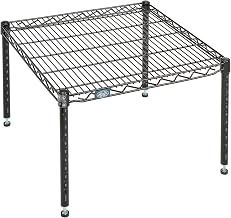 Nexel Black Epoxy Wire Dunnage Rack, 24" W x 24" D x 14" H