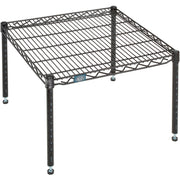 Black Epoxy Wire Dunnage Rack by Nexel – Wire, Black, Model P2424B