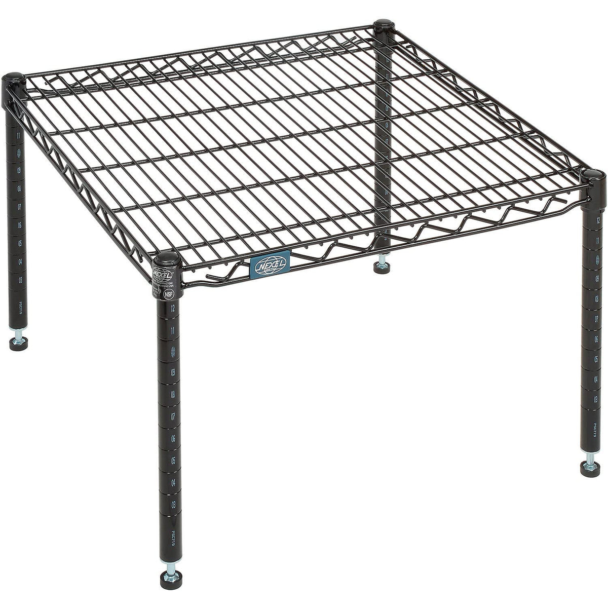 Black Epoxy Wire Dunnage Rack by Nexel – Wire, Black, Model P2424B