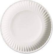AJM Packaging AJMPP9GRAWH Paper Plates - White