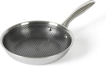 Oster Modessa Hybrid Premium Non-Stick Tri-Ply Stainless Steel 8" Fry Pan W/Etching