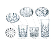 Spiegelau & Noblesse Cup Set 18 Pieces Z106785 Clear by Nachtmann – 375 milliliters, Crystal, Transparent, Pack of 18, Model 101764