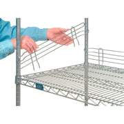 Chrome Ledge 21"L X 4"H for Wire Shelves by Global Industrial – Nickel, Chrome, Model AL421C