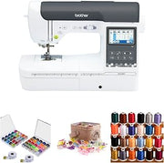 Brother SE2000 Computerized Sewing and Embroidery Machine Bundle | LCD display, accessories, (4 items)