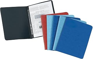 ACCO Brands PRESSTEX Report Cover with Tyvek Reinforced Hinge, Side Bound, Two-Piece Prong Fastener, 3" Capacity, 8.5 x 11, Light Blue