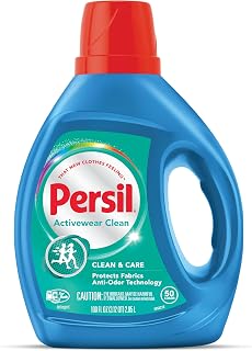 Persil Liquid Laundry Detergent, Active Wear, 100 Ounce