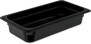 Carlisle FoodService Products 3086003 StorPlus High Heat Food Pan, 2.5" Deep, Third Size, Black