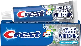 Crest Baking Soda & Peroxide Whitening with Tartar Protection Fresh Mint Toothpaste 8.2 Oz (Product Size May Vary)