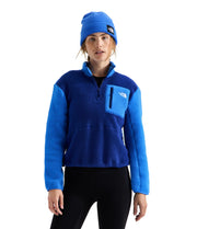 Yumiori Quarter Zip Jacket by The North Face – Polyester, Bold Blue/Active Blue, Model NF0A8E89
