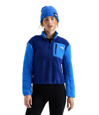 Yumiori Quarter Zip Jacket by The North Face – Polyester, Bold Blue/Active Blue, Model NF0A8E89
