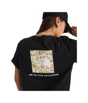 Womens Pebble Path Relaxed Short Sleeve Tee TNF Black XS One Size by The North Face – Tnf Black, Model NF0A8GTKJK3
