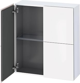 Duravit L-Cube 31-1/2" Engineered Wood Wall Mounted Linen Tower - White High Gloss (Lacquer)