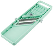 Vegetable Slicer Green (Old Version) by Benriner – 12 1/4 inches by 3 1/2 inches, Plastic, Green Nob Slicer, Model N4290