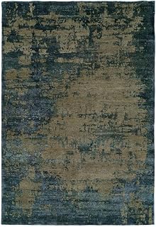 Elara Area Rug ER-367 Contemporary Blue, Blue, 2' x 3'